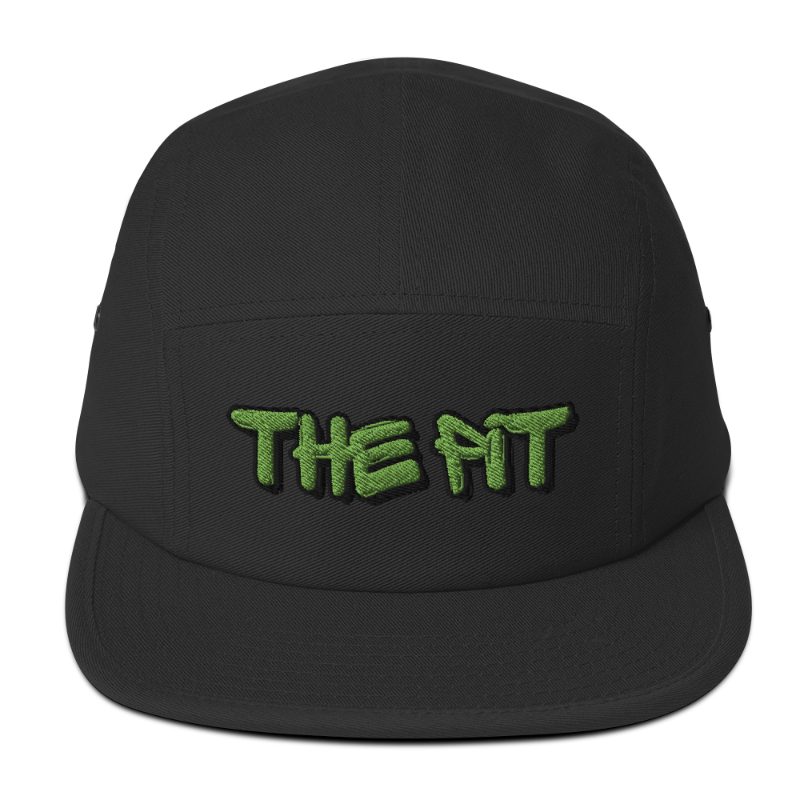 The Pit Five Panel Cap | Black