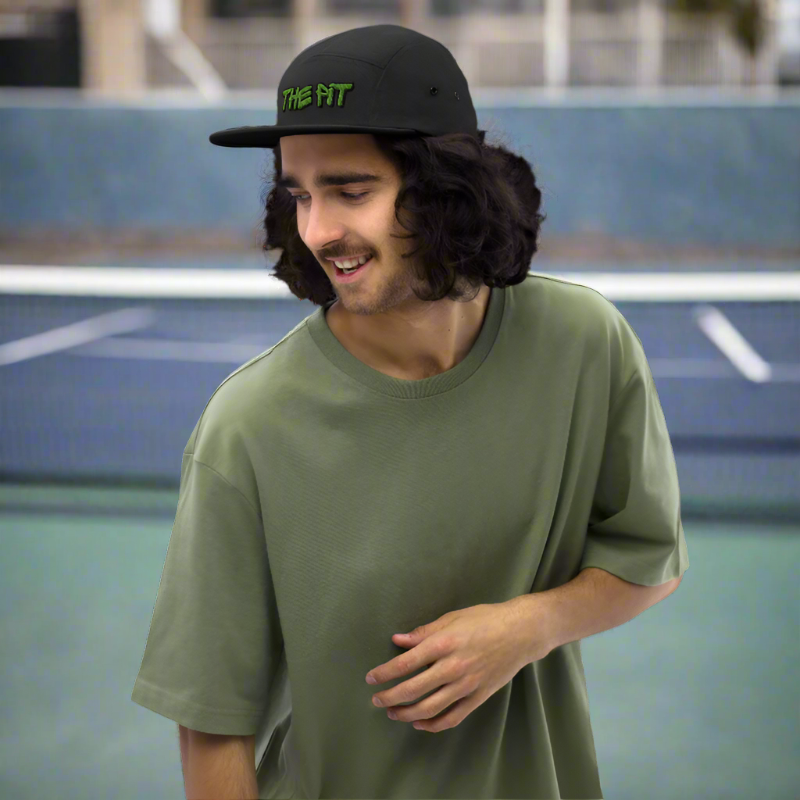 The Pit Five Panel Cap | Black