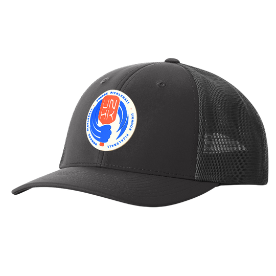 UNHooK Pickleball Sports Hat with Ocean Wave Design - Gray - Front