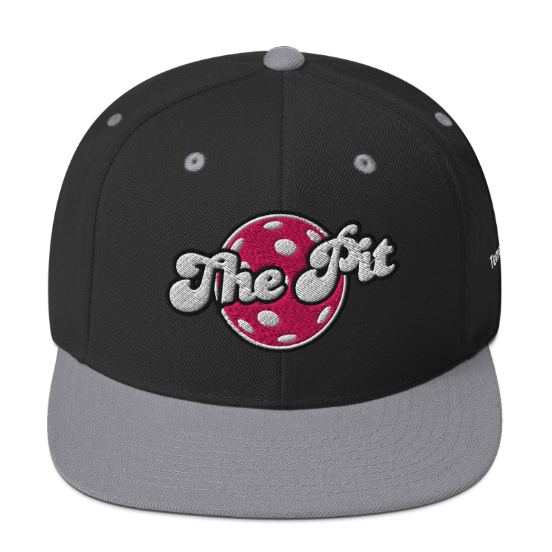The Pit Snapback Hat | Black and Gray