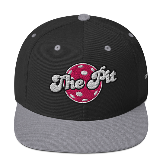 The Pit Snapback Hat | Black and Gray
