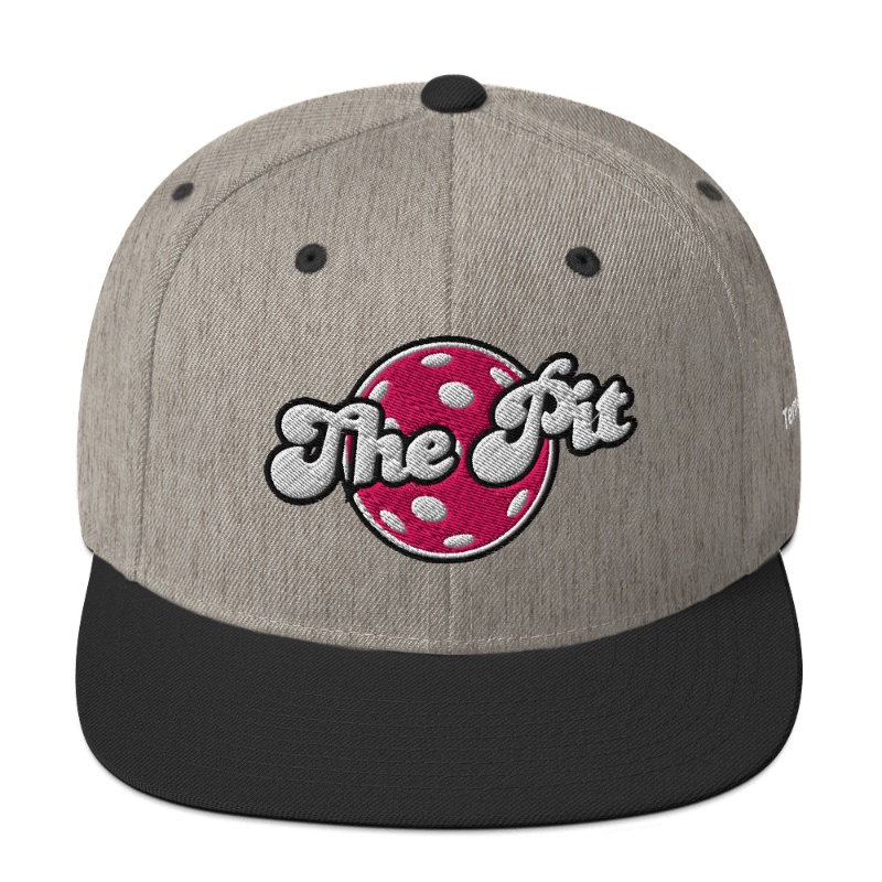 The Pit Snapback Hat | Black and Gray