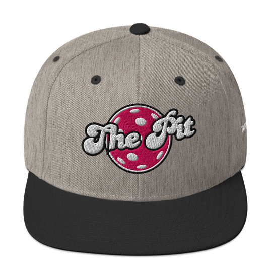 The Pit Snapback Hat | Black and Gray