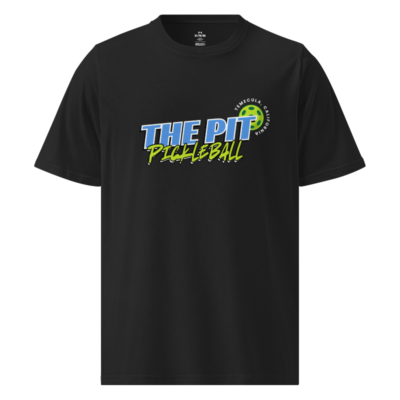 The Pit Pickleball | Temecula Pickleball Shirt | Under ArmourⓇ Athletic T-Shirt | Black