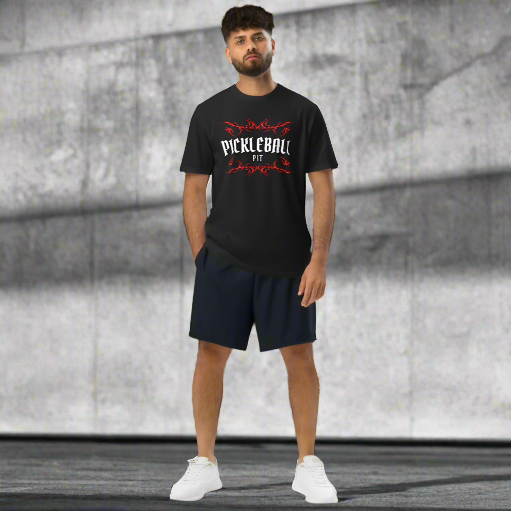 Pickleball Pit Under ArmourⓇ Athletic T-Shirt | Black