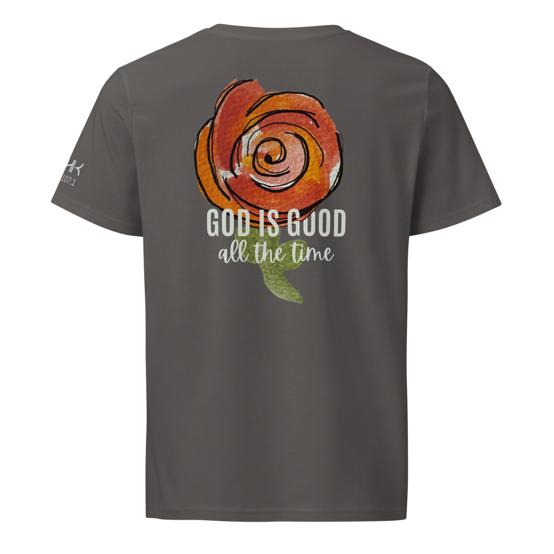 God is Good Women's Organic Mid-Light T-Shirt | Gray