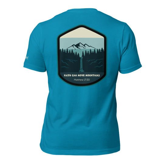 Faith Can Move Mountains Mens T-shirt