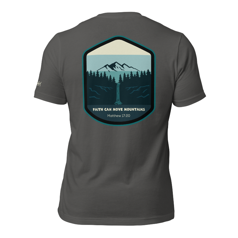 Faith Can Move Mountains Mens T-shirt