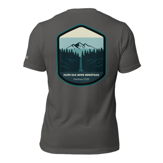 Faith Can Move Mountains Mens T-shirt