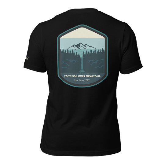Faith Can Move Mountains Mens T-shirt