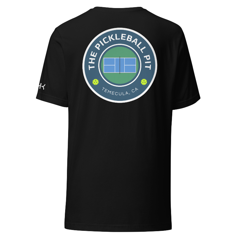 The Pickleball Pit Temecula T-Shirt | Black