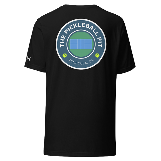 The Pickleball Pit Temecula T-Shirt | Black