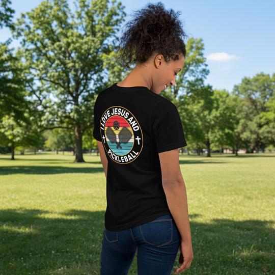 I Love Jesus and Pickleball T-Shirt