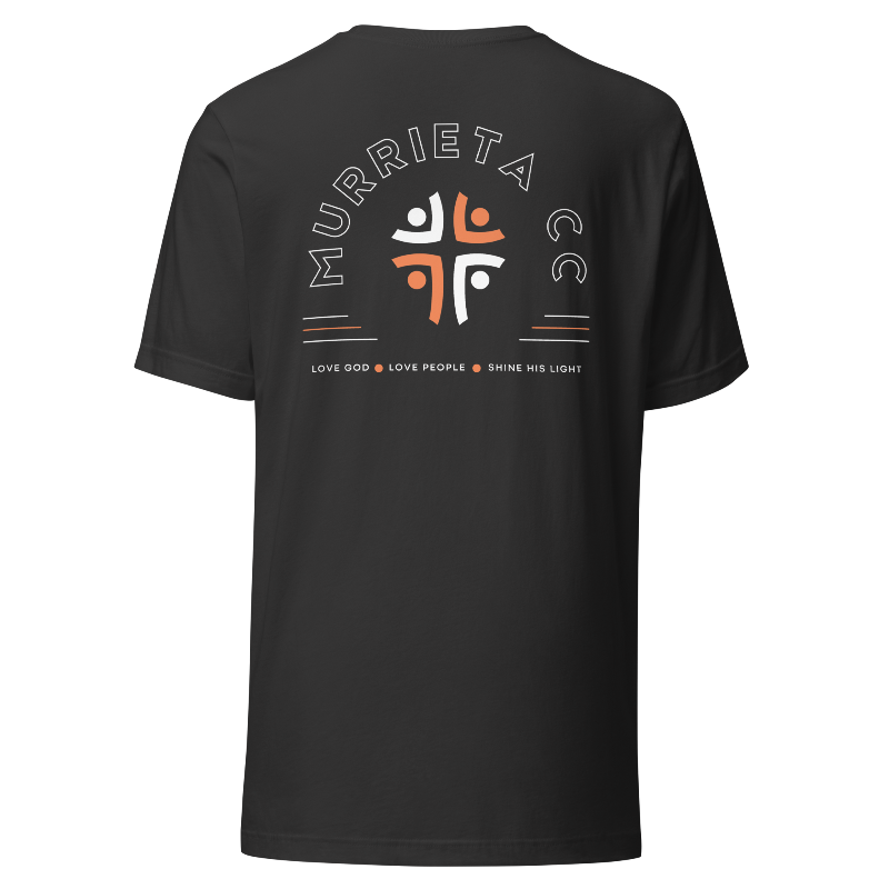 Murrieta CC Love God Love People Shine His Light T-Shirt - Grey