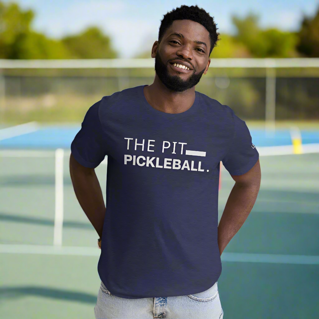 The Pit Pickleball T-Shirt | Temecula Pickleball | Navy