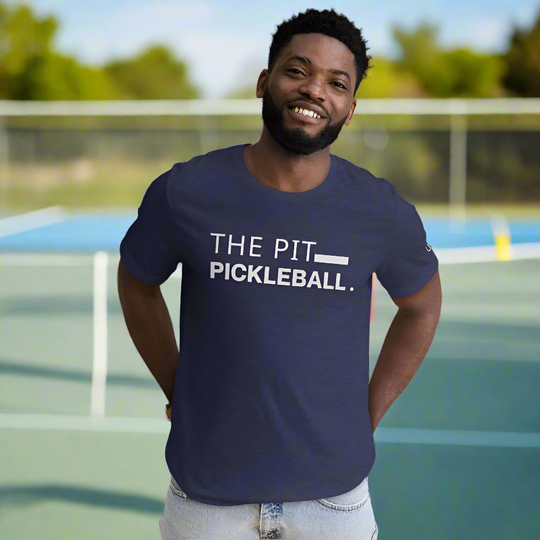 The Pit Pickleball T-Shirt | Temecula Pickleball | Navy
