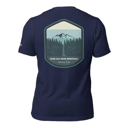 Faith Can Move Mountains Mens T-shirt
