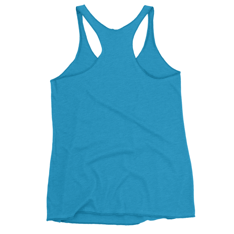 Meet Me at The Pit Women's Racerback Tank | Blue | Back