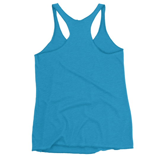 Meet Me at The Pit Women's Racerback Tank | Blue | Back