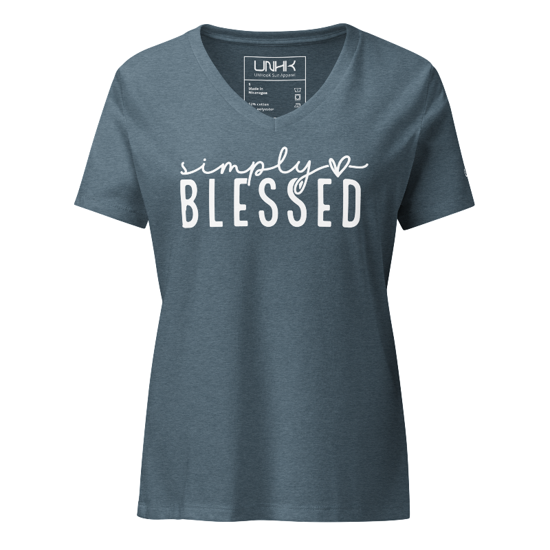 Simply Blessed Women's Relaxed V-neck T-shirt