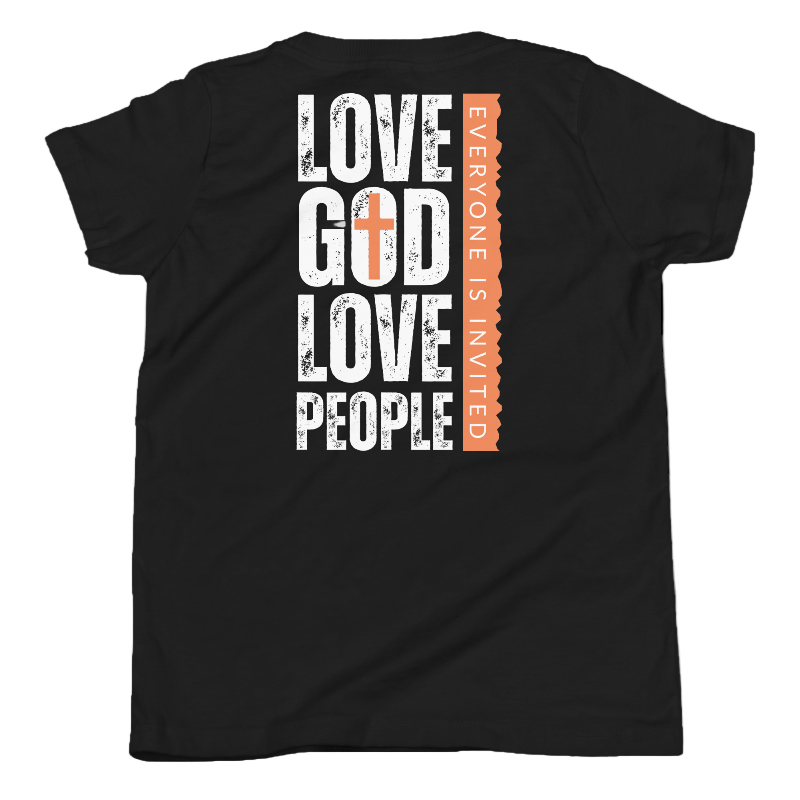 Love God Love People Youth Short Sleeve T-Shirt