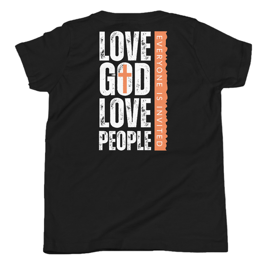 Love God Love People Youth Short Sleeve T-Shirt