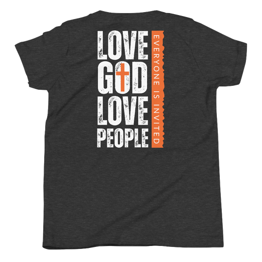 Love God Love People Youth Short Sleeve T-Shirt